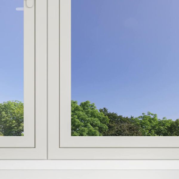 vidaXL Statisch Reflecterend Zonnevensterfolie Zilver 60 x 2000 cm PVC