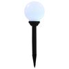 vidaXL LED-solarlampen rond 15 cm RGB 4 st