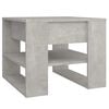 vidaXL Salontafel 55,5x55x45 cm bewerkt hout betongrijs