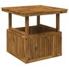 vidaXL Tuinfoto Tafel Massief Acaciahout Hoogte Verstelbaar Naturel