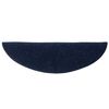 vidaXL Trapmatten zelfklevend 20 stuks 56x17x3 cm marineblauw halfrond