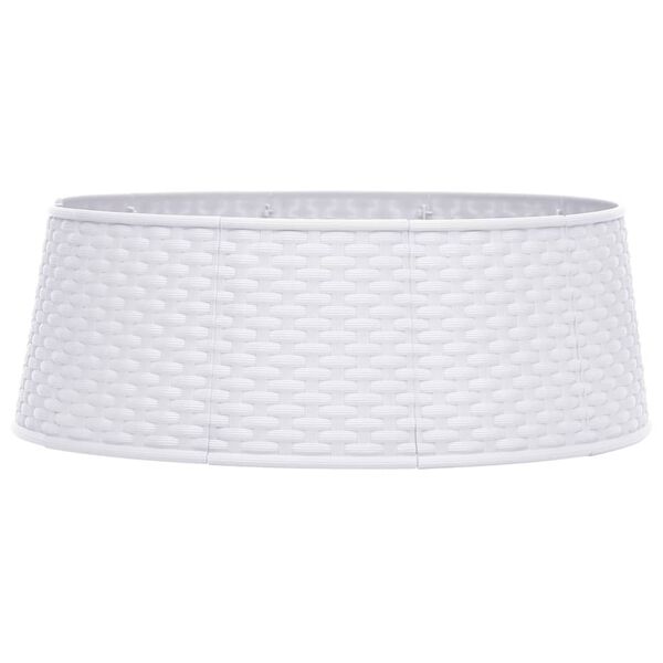 vidaXL Kerstboomrok &Oslash;65x19,5 cm wit