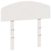 vidaXL Hoofdbord 75 cm massief grenenhout wit