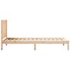 vidaXL Bedframe extra lang zonder matras massief hout 90x210 cm