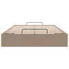 vidaXL Bedframe zonder matras 120x200 cm kunstleer cappuccinokleurig
