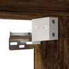 vidaXL Badkamerwandkast 100x25x40 cm bewerkt hout gerookt eikenkleurig