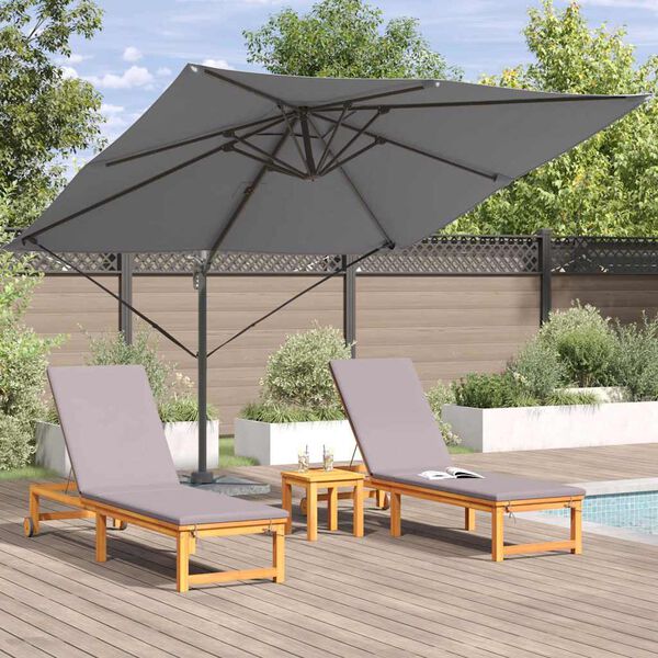vidaXL Roma Parasol Antraciet 286 x 284 x 265 cm