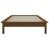 vidaXL Bedframe massief grenenhout honingbruin 90x190 cm