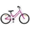 vidaXL Kinderfiets 22 Inch voor 7-12 jaar oud Roze Wit