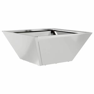 vidaXL Plantenbak Zilver 35 x 35 x 15 cm Gegalvaniseerd staal