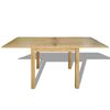 vidaXL Uitschuifbare tafel eikenhout 170x85x75 cm