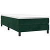 vidaXL Boxspring bed 90x200 cm fluweel donkergroen