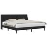 vidaXL Bedframe met hoofdeinde Zwart 180 x 200 cm Fluweel