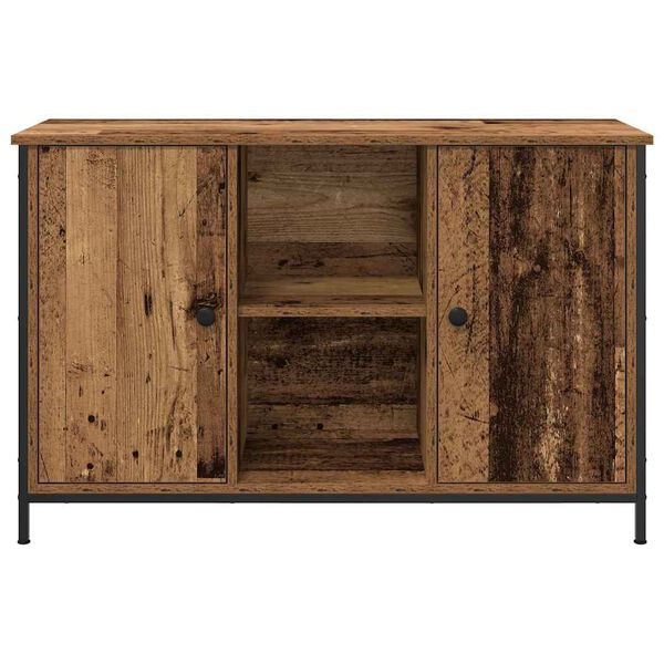 vidaXL Tv-meubelset Oud Hout 101 x 35 x 65 cm Bewerkt hout
