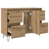 vidaXL Badkamerkast 80x33x60 cm bewerkt hout artisanaal eikenkleurig
