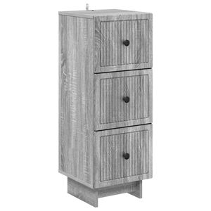 vidaXL Ladenkast Grijs sonoma 33 x 34,5 x 90 cm Bewerkt hout