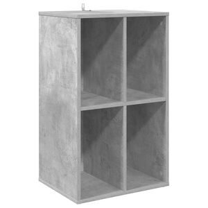 vidaXL Platenkast Betongrijs 44,5 x 36,5 x 74,5 cm Bewerkt hout
