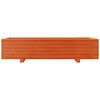 vidaXL Plantenbak 110x40x26,5 cm massief grenenhout wasbruin