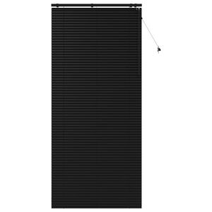 vidaXL Venetiaanse jaloezie Zwart 115 x 250 cm 35 mm