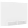 vidaXL Tv-wandmeubel 135x23,5x90 cm bewerkt hout wit