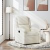 vidaXL Relaxfauteuil Cr&egrave;me Fluweel