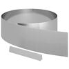 vidaXL Tuinrand 450 x 20 cm Gegalvaniseerd staal Zilver