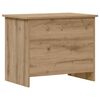 vidaXL Opbergkist Artisanaal eiken 60 x 40 x 50 cm Bewerkt hout