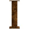 vidaXL Speakerstandaards 2 st 30x30x80 cm bewerkt hout gerookt eiken