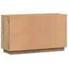 vidaXL Dressoir 102x35x60 cm bewerkt hout artisanaal eikenkleurig