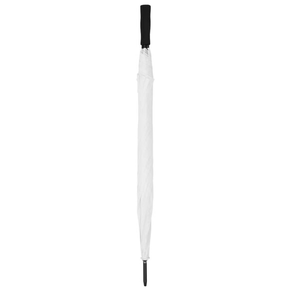 vidaXL Paraplu 130 cm wit
