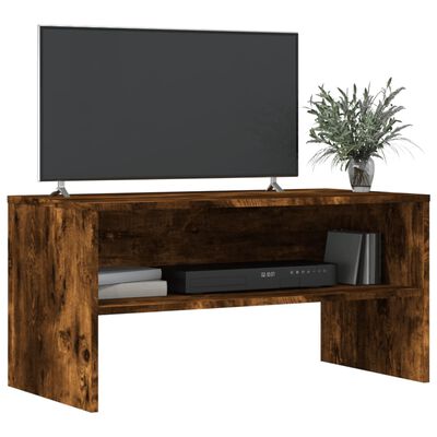 vidaXL Tv-meubel 80x40x40 cm bewerkt hout gerookt eikenkleurig