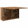 vidaXL Badkamerwandkast 60x25x40 cm bewerkt hout oud houtkleurig