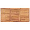 vidaXL Tuintafel 180x90x77 cm massief teakhout