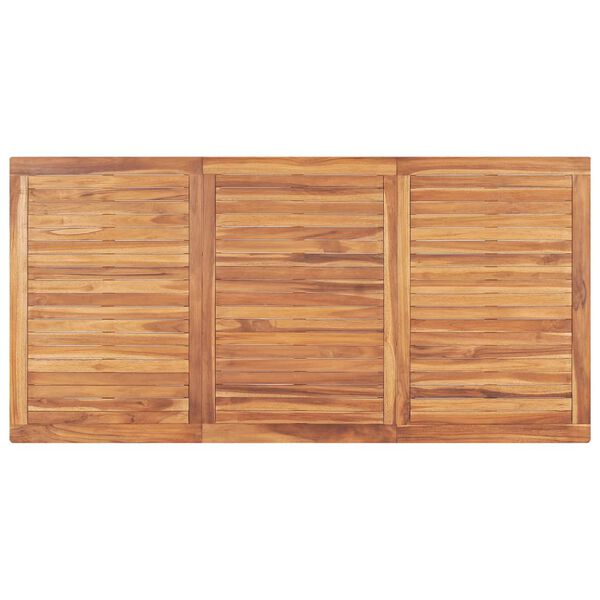 vidaXL Tuintafel 180x90x77 cm massief teakhout