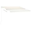 vidaXL Luifel vrijstaand automatisch 300x250 cm crèmekleurig