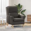 vidaXL Fauteuil Donkergrijs 76 x 94 x 102 cm Sharpa stof