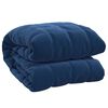vidaXL Verzwaringsdeken 150x200 cm 11 kg stof blauw