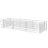 vidaXL Gabion plantenbak verhoogd 270x90x50 cm staal