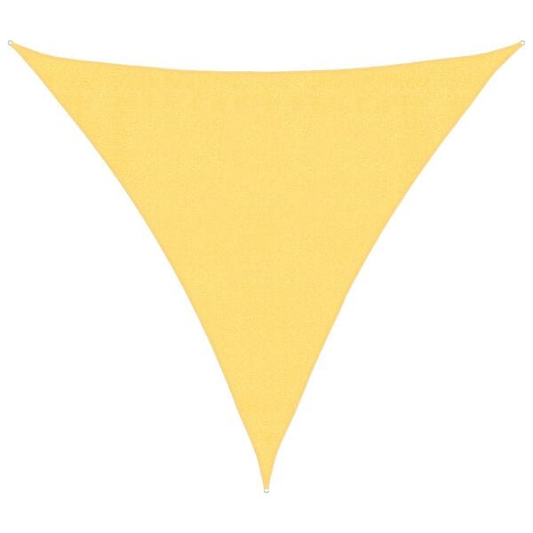 vidaXL Zonnezeil 160 g/m&sup2; 3x3x3 m HDPE beige