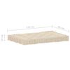 vidaXL Palletvloerkussens 7 st katoen beige