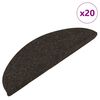 vidaXL Trapmatten zelfklevend 20 st 56x17x3 cm antraciet
