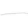 vidaXL Zeildoekbevestiging voor aanhangwagens zilver 102-155 cm