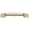 vidaXL Monitorstandaard opbergruimte 100x27x15 cm hout sonoma eiken