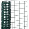 Nature Gaas vierkant 1x5 m 25 mm kunststof gecoat staal groen