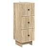 vidaXL Ladenkast Sonoma Eiken 33 x 34,5 x 90 cm Bewerkt hout