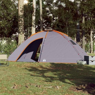 vidaXL Tent 8-persoons waterdicht oranje