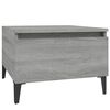 vidaXL Bijzettafels 2 st 50x46x35 cm bewerkt hout grijs sonoma eiken