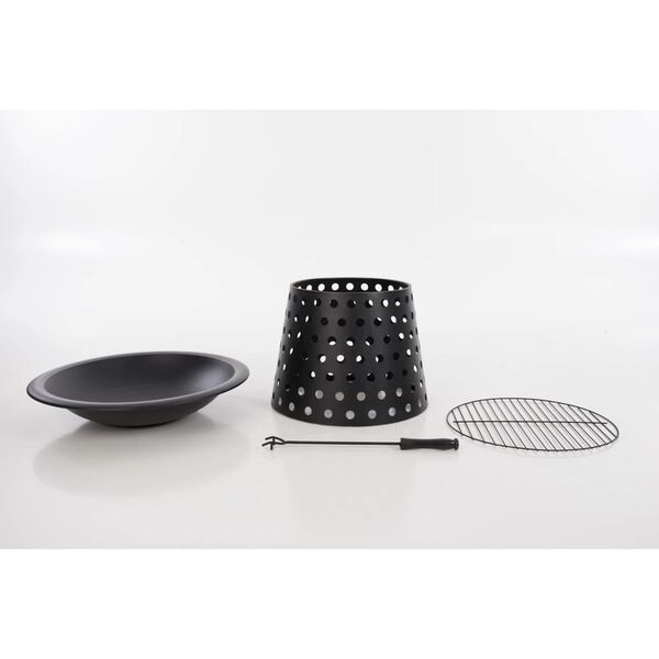 RedFire Vuurplaats Fremont staal zwart