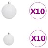 vidaXL Kerstboom met 300 LED met standaard Goud 180 cm PET