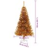 vidaXL Kerstboom met 150 LED met standaard Goud 150 cm PET